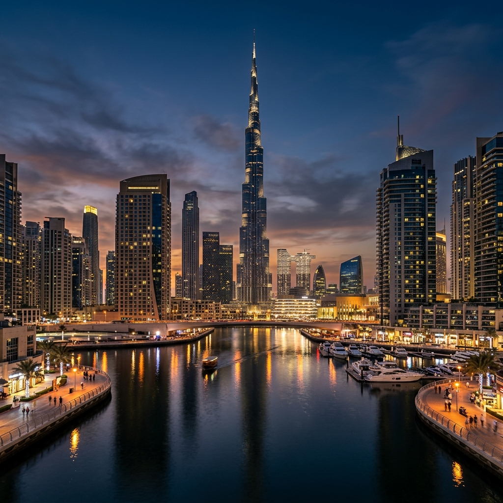 Skyline de Dubaï, Émirats Arabes Unis
